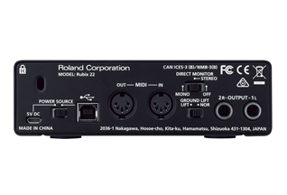 【Roland】 Rubix22 オーディオインターフェース Roland オーディオインターフェイス Rubix22 (Cubase Elements+