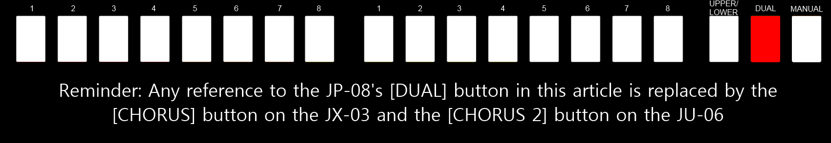 JP-08 DUAL Button