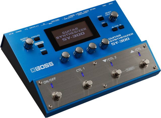 Boss SY-300 guitar pedal for analog-style synth sounds
