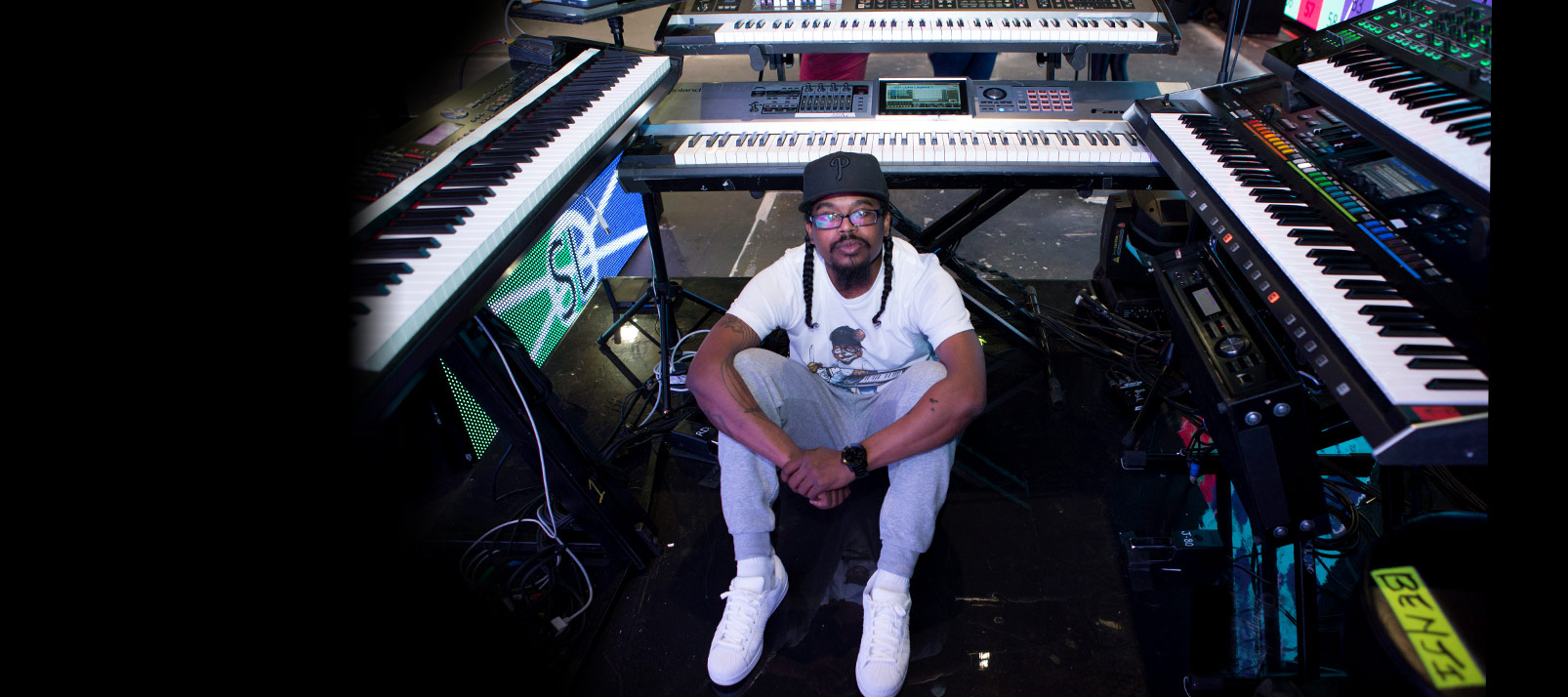 Eugene “Man-Man” Roberts Synth Rig