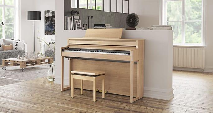 【HP704】本格的な鍵盤タッチとサウンド。プレミアムなキャビネット・モデル